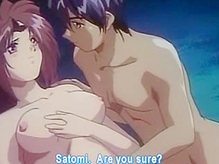 Shy virgin anime teen gets her tender rosebud deflowered outdoors